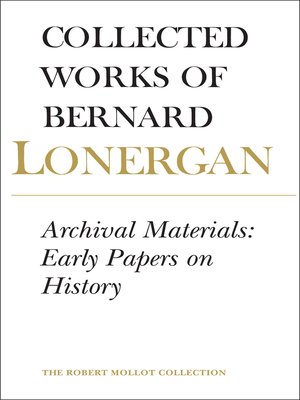 cover image of Archival Material